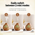 Devanti 400ml Ultrasonic Aroma Diffuser Humidifier LED Lights