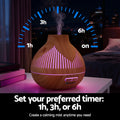Devanti 400ml Ultrasonic Aroma Diffuser Humidifier LED Lights