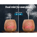 Devanti Aroma Diffuser 400ml Wood Grain Aromatherapy