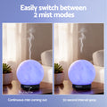 Devanti Ultrasonic Aroma Diffuser 100ml Moon Lamp Aromatherapy