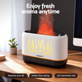 Devanti Aroma Diffuser 200ml Aromatherapy Flame Effect