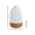 Devanti Ultrasonic Aroma Diffuser 100ml Humidifier LED Lights