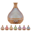Devanti 400ml Ultrasonic Aroma Diffuser LED Humidifier Wood