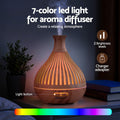 Devanti 400ml Ultrasonic Aroma Diffuser LED Humidifier Wood