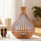 Devanti 400ml Ultrasonic Aroma Diffuser LED Humidifier Wood