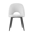 Artiss Dining Chair Boucle Sherpa Set of 2