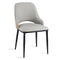 Artiss Dining Chair PU Leather Kitchen Lounge Grey Accent