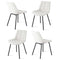 Artiss 4x Velvet Dining Chairs Tufted Beige Kitchen Cafe