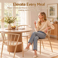 Artiss Dining Chairs x1, Leisure Accent Chair for Living Room & Balcony Woven Seat Spindle Back