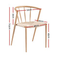 Artiss Dining Chairs Set of 6, Leisure Accent Chair for Living Room & Balcony Spindle Back