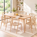 Artiss Dining Chairs Set of 6, Leisure Accent Chair for Living Room & Balcony Spindle Back