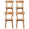 Artiss 4x Dining Chairs Wooden Cafe Lounge Rubber Wood Kitchen Seat