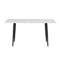 Artiss Dining Table 1.5M Marble Effect