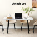 Artiss Dining Table 1.5M Marble Effect