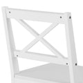 Artiss Dining Set 5pc White 4 Seater Table & Chairs Cafe
