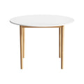 Artiss Round Dining Table White 108cm Diameter Demi