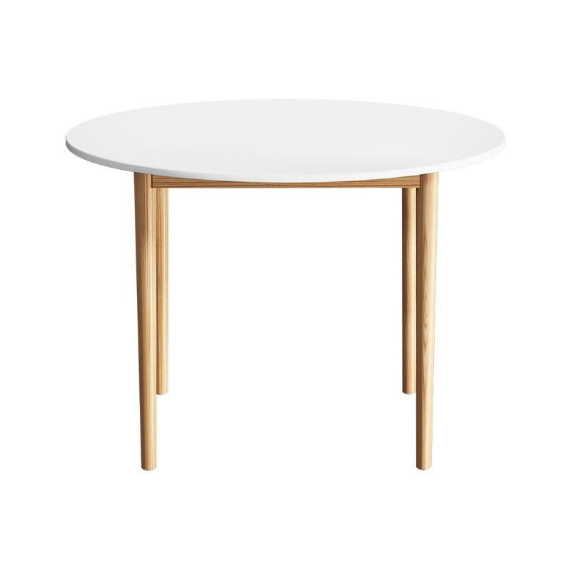 Artiss Round Dining Table White 108cm Diameter Demi