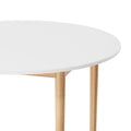 Artiss Round Dining Table White 108cm Diameter Demi