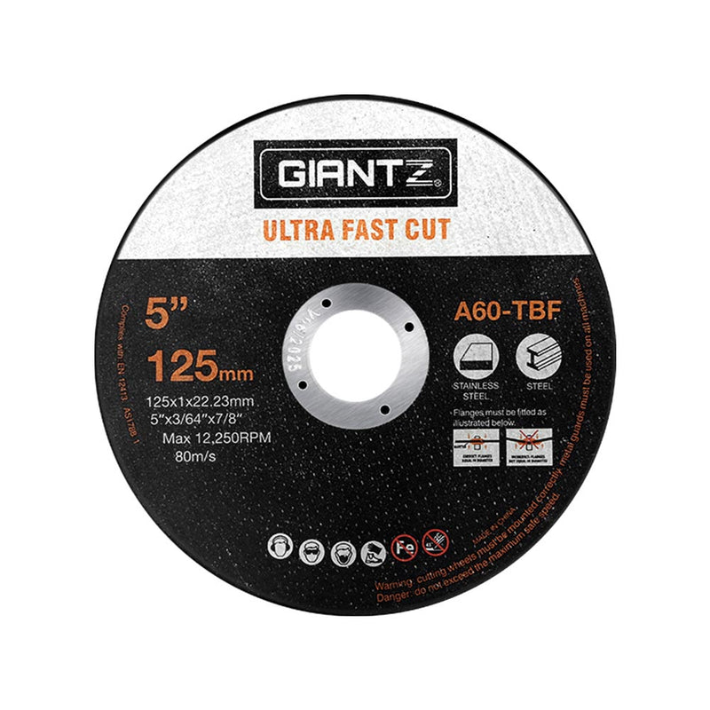 Giantz 500pc 125mm Cutting Discs Angle Grinder Metal Cut Off Wheel