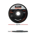 Giantz 100pc 125mm Zirconia Sanding Flap Disc 80 Grit Angle Grinder