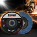 Giantz 100pc 125mm Zirconia Sanding Flap Disc 80 Grit Angle Grinder