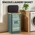 Artiss Laundry Basket Removable Bag Foldable Black