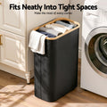 Artiss Laundry Basket Removable Bag Foldable Black