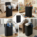 Artiss Laundry Basket Removable Bag Foldable Black