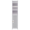 Artiss 3 Tier Bathroom Cabinet Toilet Roll Holder Floor Storage