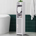 Artiss 3 Tier Bathroom Cabinet Toilet Roll Holder Floor Storage
