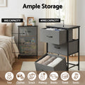 Artiss 3 Drawer Chest Storage Dresser Tallboy Grey