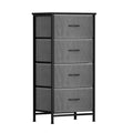 Artiss 4 Drawer Chest Storage Dresser Tallboy Grey