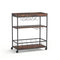 Artiss Kitchen Island Rolling Serving Cart Trolley