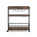 Artiss Kitchen Island Rolling Serving Cart Trolley