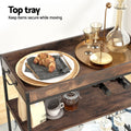 Artiss Kitchen Island Rolling Serving Cart Trolley