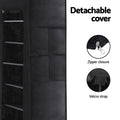 Artiss Shoe Rack Cabinet 10 Tier Removable Cover Black