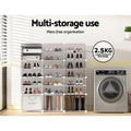 Artiss Shoe Rack 12 Cube Storage Stackable White Organiser