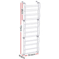 Artiss Over Door Shoe Rack Organiser 24 Pairs Hanging Storage