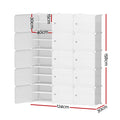 Artiss Shoe Rack 15 Cube Storage Cabinet Stackable White