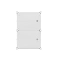 Artiss Shoe Rack Set 2 Storage Cube Stackable White DIY