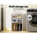 Artiss Shoe Rack Set 2 Storage Cube Stackable White DIY