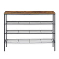 Artiss 4 Tier Shoe Rack Storage Organiser Walnut