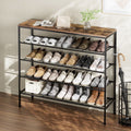 Artiss Shoe Rack 5-Tier 25 Pairs Walnut