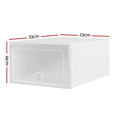 Artiss Shoe Box Rack 12 Stackable Organiser White