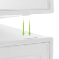 Artiss Shoe Box Rack 24 Stackable White Storage Organiser