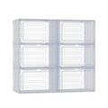 Artiss Shoe Box Set 6 Stackable Magnetic Door Organiser