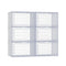 Artiss Shoe Box Set 6 Stackable Magnetic Door Organiser