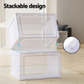 Artiss Shoe Box Set 6 Stackable Magnetic Door Organiser