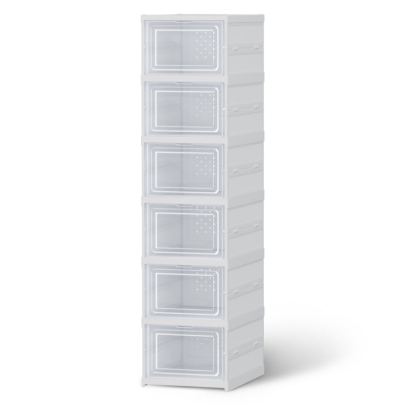 Artiss 6 Tier Foldable Shoe Rack Organizer Storage Shelf