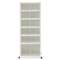 Artiss Foldable Shoe Storage Box 6 Tier 12 Pairs Entryway